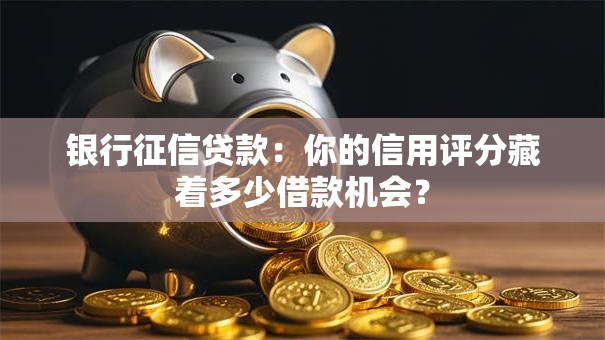银行征信贷款：你的信用评分藏着多少借款机会？