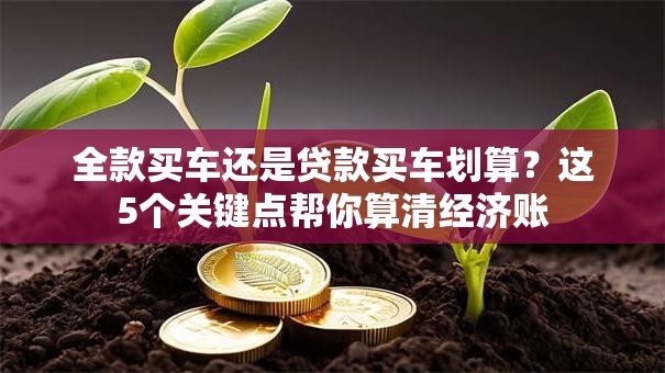 全款买车还是贷款买车划算？这5个关键点帮你算清经济账