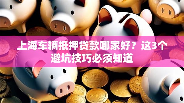 上海车辆抵押贷款哪家好？这3个避坑技巧必须知道