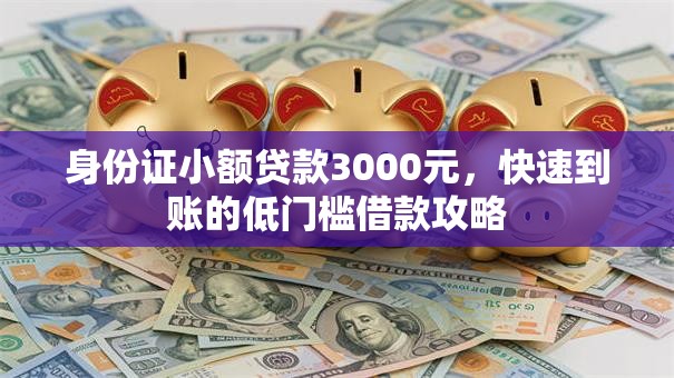 身份证小额贷款3000元,快速到账的低门槛借款攻略 身份证小额贷款3000元,快速到账的低门槛借款攻略