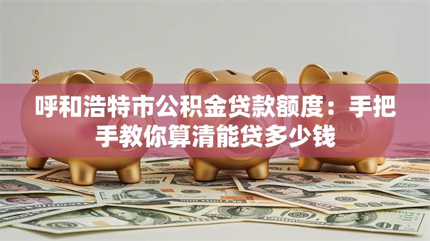呼和浩特市公积金贷款额度：手把手教你算清能贷多少钱
