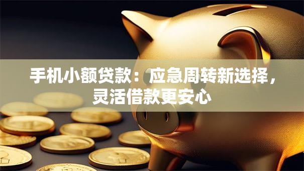 手机小额贷款:应急周转新选择,灵活借款更安心 手机小额贷款:应急周转新选择,灵活借款更安心