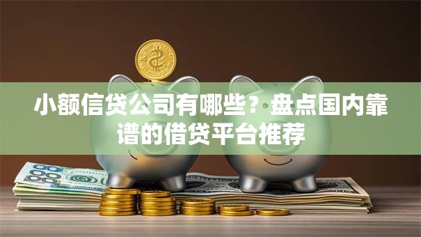 小额信贷公司有哪些?盘点国内靠谱的借贷平台推荐 小额信贷公司有哪些?盘点国内靠谱的借贷平台推荐