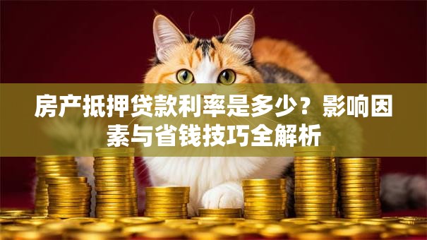 房产抵押贷款利率是多少?影响因素与省钱技巧全解析 房产抵押贷款利率是多少?影响因素与省钱技巧全解析