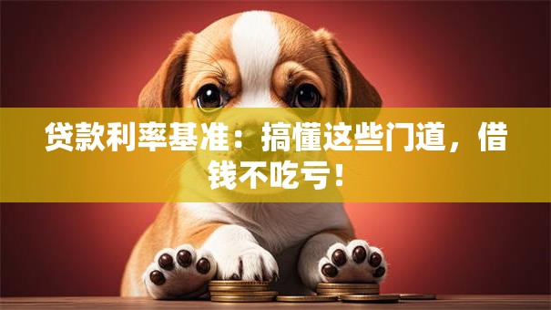 贷款利率基准:搞懂这些门道,借钱不吃亏! 贷款利率基准:搞懂这些门道,借钱不吃亏!