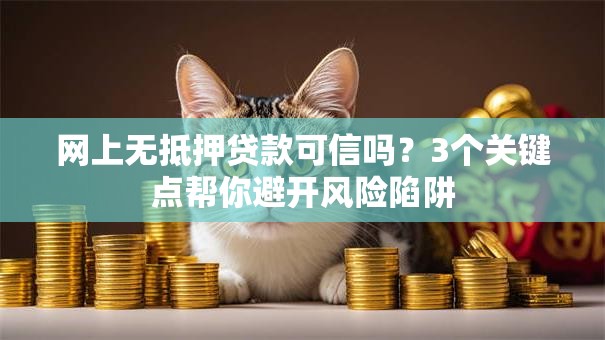 网上无抵押贷款可信吗？3个关键点帮你避开风险陷阱