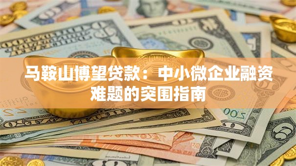 马鞍山博望贷款:中小微企业融资难题的突围指南 马鞍山博望贷款:中小微企业融资难题的突围指南