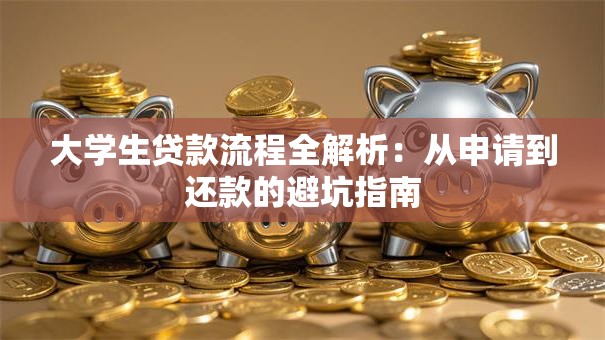 大学生贷款流程全解析：从申请到还款的避坑指南