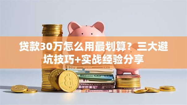 贷款30万怎么用最划算？三大避坑技巧+实战经验分享