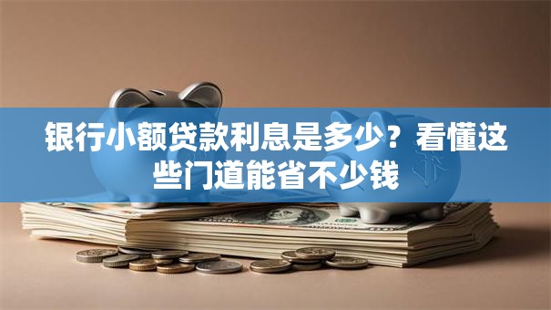 银行小额贷款利息是多少?看懂这些门道能省不少钱 银行小额贷款利息是多少?看懂这些门道能省不少钱