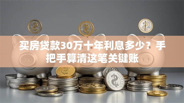 买房贷款30万十年利息多少?手把手算清这笔关键账 买房贷款30万十年利息多少?手把手算清这笔关键账
