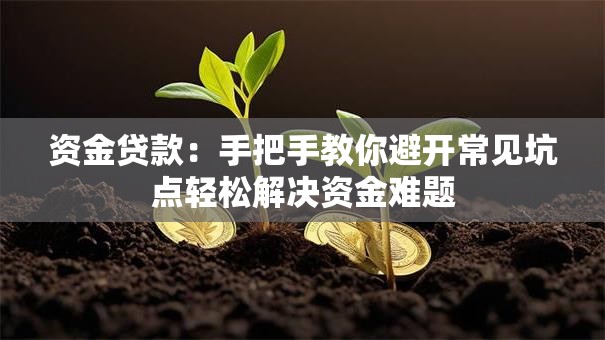 资金贷款：手把手教你避开常见坑点轻松解决资金难题