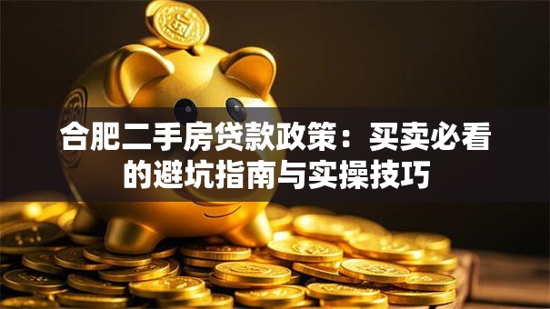 合肥二手房贷款政策：买卖必看的避坑指南与实操技巧