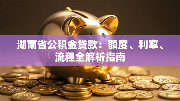 湖南省公积金贷款：额度、利率、流程全解析指南