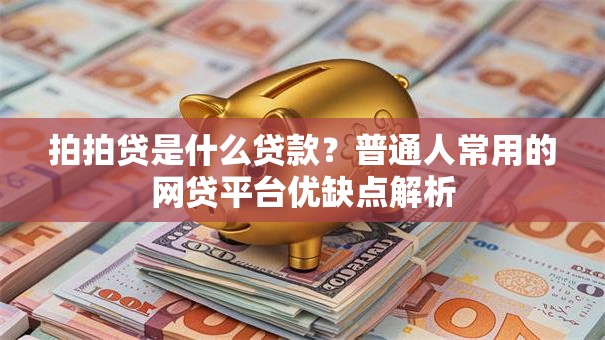 拍拍贷是什么贷款?普通人常用的网贷平台优缺点解析 拍拍贷是什么贷款?普通人常用的网贷平台优缺点解析