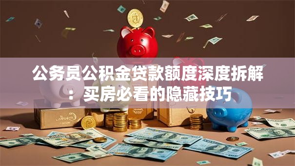 公务员公积金贷款额度深度拆解:买房必看的隐藏技巧 公务员公积金贷款额度深度拆解:买房必看的隐藏技巧
