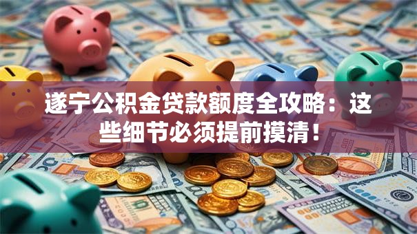 遂宁公积金贷款额度全攻略：这些细节必须提前摸清！