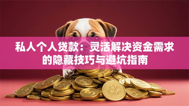 私人个人贷款：灵活解决资金需求的隐藏技巧与避坑指南