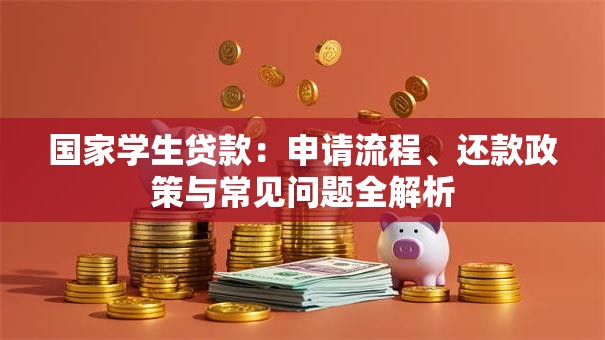 国家学生贷款:申请流程、还款政策与常见问题全解析 国家学生贷款:申请流程、还款政策与常见问题全解析