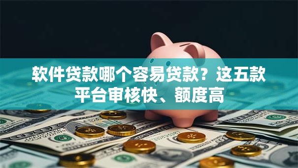 软件贷款哪个容易贷款？这五款平台审核快、额度高