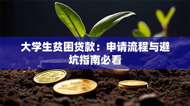 大学生贫困贷款:申请流程与避坑指南必看 大学生贫困贷款:申请流程与避坑指南必看