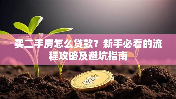 买二手房怎么贷款？新手必看的流程攻略及避坑指南