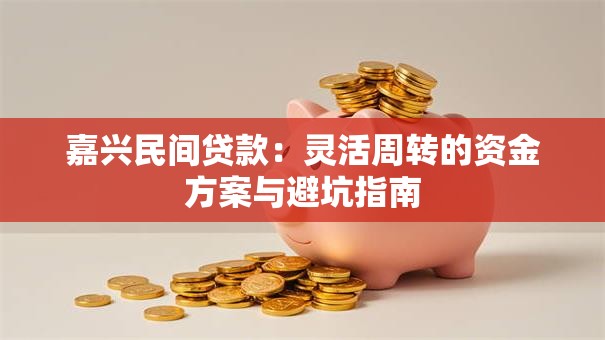 嘉兴民间贷款：灵活周转的资金方案与避坑指南