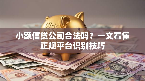 小额信贷公司合法吗？一文看懂正规平台识别技巧
