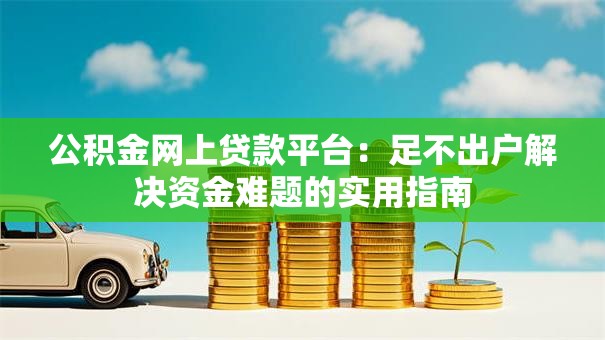 公积金网上贷款平台：足不出户解决资金难题的实用指南
