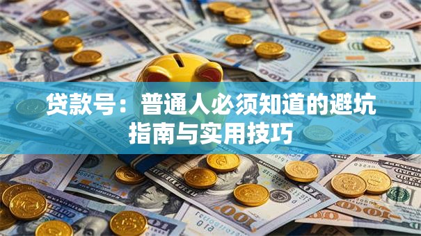 贷款号：普通人必须知道的避坑指南与实用技巧