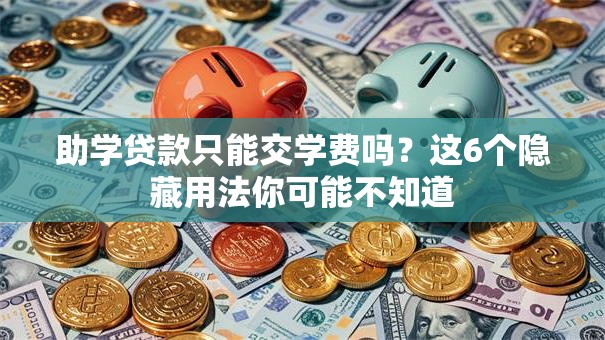 助学贷款只能交学费吗?这6个隐藏用法你可能不知道 助学贷款只能交学费吗?这6个隐藏用法你可能不知道