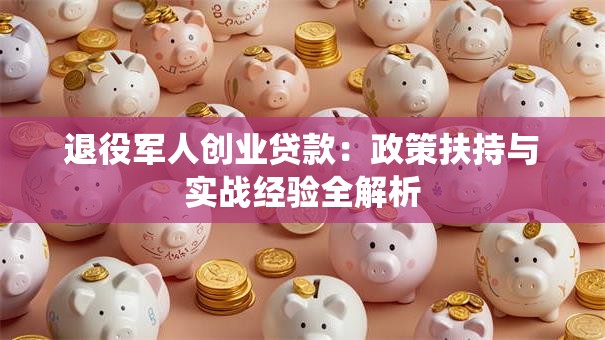 退役军人创业贷款：政策扶持与实战经验全解析