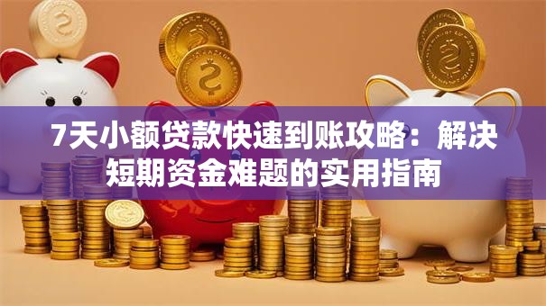 7天小额贷款快速到账攻略：解决短期资金难题的实用指南
