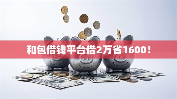 和包借钱平台借2万省1600！