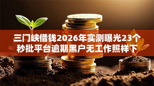 三门峡借钱2026年实测曝光23个秒批平台逾期黑户无工作照样下款！