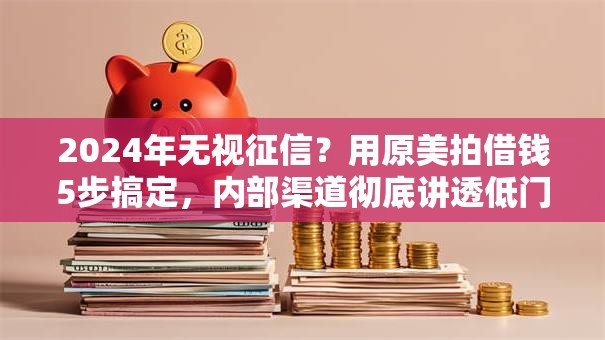2024年无视征信？用原美拍借钱5步搞定，内部渠道彻底讲透低门槛！