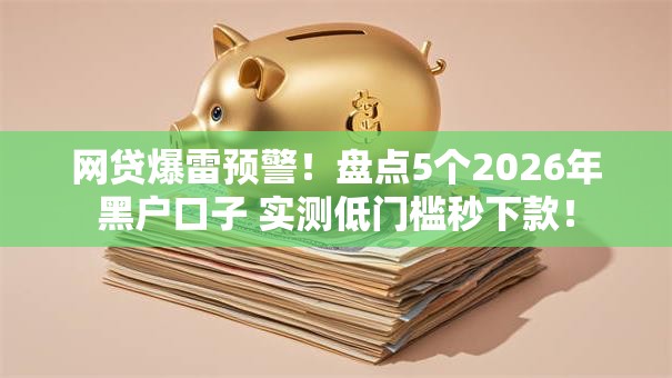 网贷爆雷预警!盘点5个2026年黑户口子 实测低门槛秒下款! 网贷爆雷预警!盘点5个2026年黑户口子 实测低门槛秒下款!