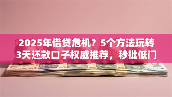 2025年借贷危机？5个方法玩转3天还款口子权威推荐，秒批低门槛直接冲！