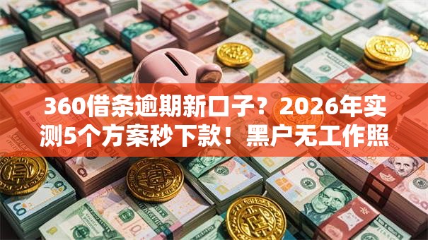360借条逾期新口子？2026年实测5个方案秒下款！黑户无工作照样批！