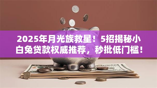 2025年月光族救星！5招揭秘小白兔贷款权威推荐，秒批低门槛！