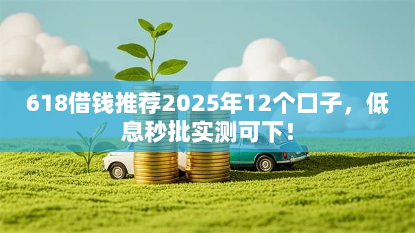 618借钱推荐2025年12个口子，低息秒批实测可下！