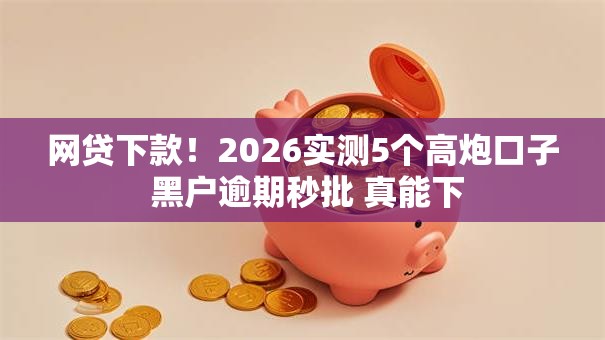 网贷下款!2026实测5个高炮口子 黑户逾期秒批 真能下 网贷下款!2026实测5个高炮口子 黑户逾期秒批 真能下