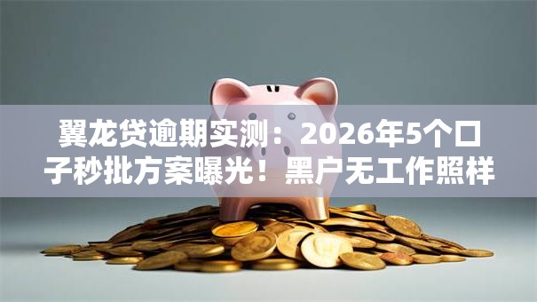 翼龙贷逾期实测:2026年5个口子秒批方案曝光!黑户无工作照样下款 翼龙贷逾期实测:2026年5个口子秒批方案曝光!黑户无工作照样下款