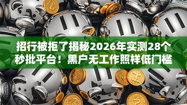 招行被拒了揭秘2026年实测28个秒批平台！黑户无工作照样低门槛秒下！