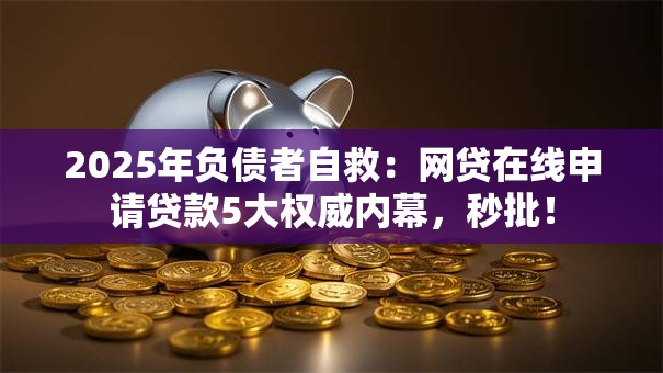 2025年负债者自救：网贷在线申请贷款5大权威内幕，秒批！