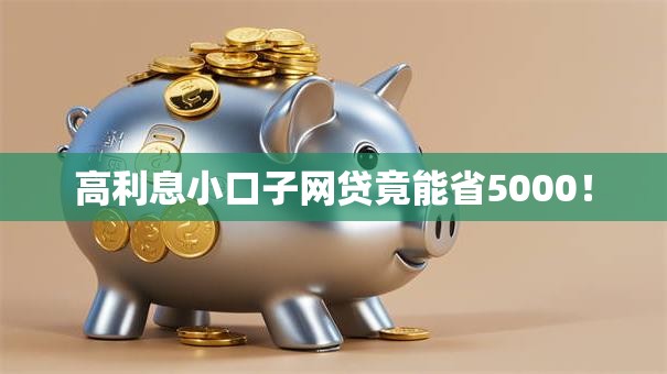 高利息小口子网贷竟能省5000！