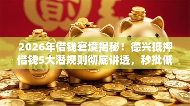 2026年借钱窘境揭秘！德兴抵押借钱5大潜规则彻底讲透，秒批低门槛强烈推荐！