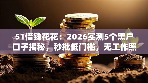 51借钱花花:2026实测5个黑户口子揭秘,秒批低门槛,无工作照下款! 51借钱花花:2026实测5个黑户口子揭秘,秒批低门槛,无工作照下款!