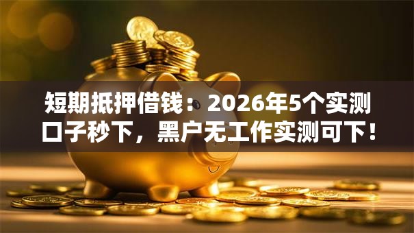 短期抵押借钱:2026年5个实测口子秒下,黑户无工作实测可下! 短期抵押借钱:2026年5个实测口子秒下,黑户无工作实测可下!