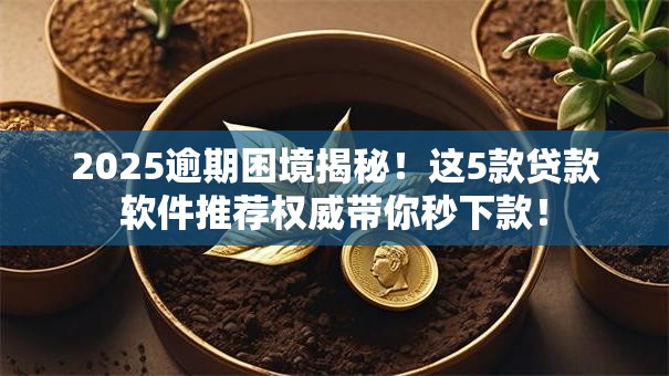 2025逾期困境揭秘!这5款贷款软件推荐权威带你秒下款! 2025逾期困境揭秘!这5款贷款软件推荐权威带你秒下款!